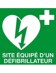 SITE EQUIPE D'UN DEFIBRILLATEUR