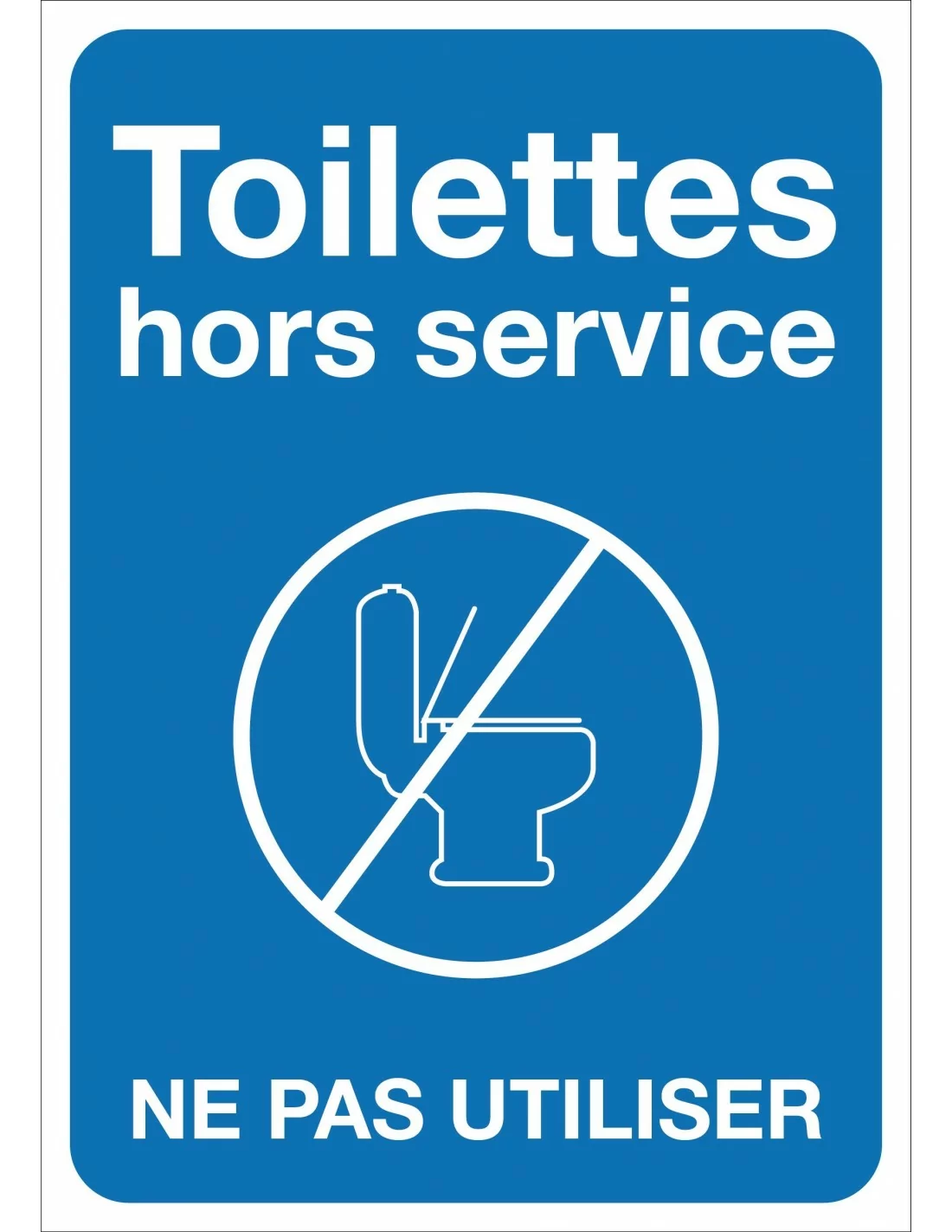 Affiche Toilette Définition