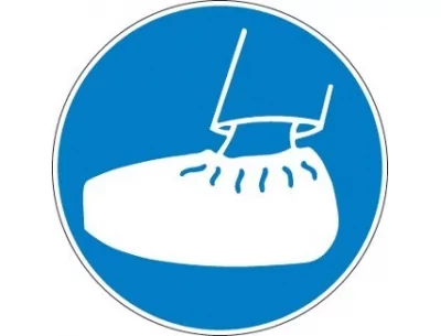 Port d'une sur-chaussures