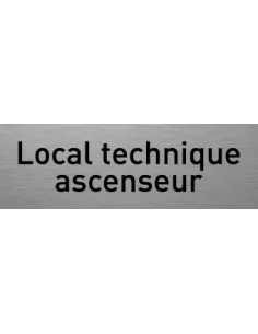 Local Technique Ascenseur