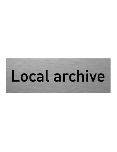 Local Archive