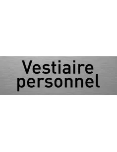 Vestiaire Personnel