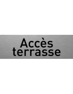 Accès terrasse