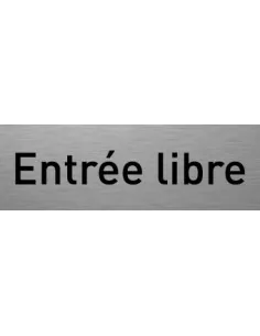 Entrée libre