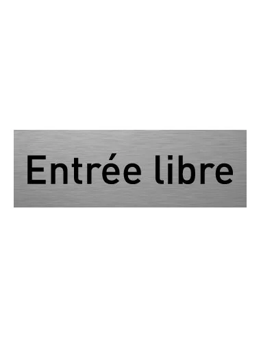 Entrée libre