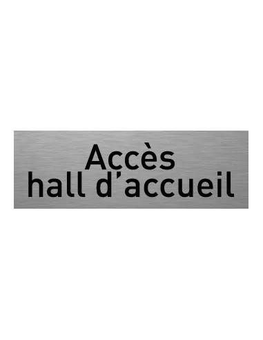 Accès hall d'accueil