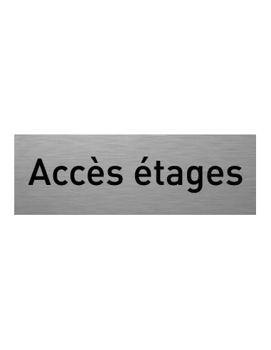 Accès étages