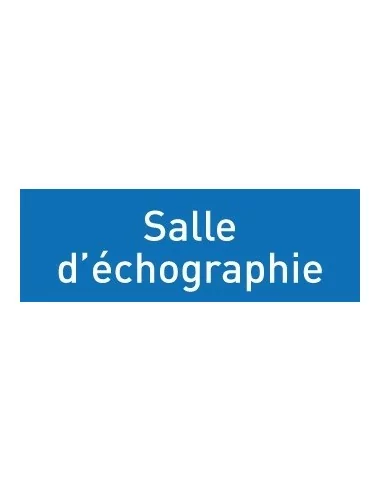 Salle d'échographie