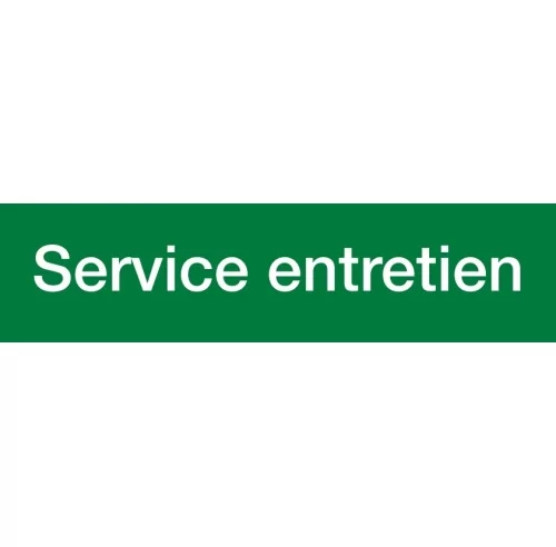 Service entretien