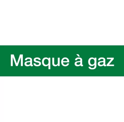 Masque à gaz