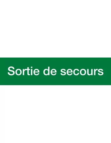 Sortie de secours