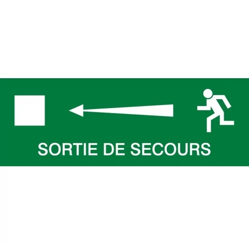 Sortie de secours à gauche