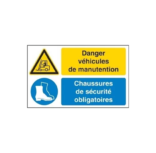 Danger véhicules de manutention