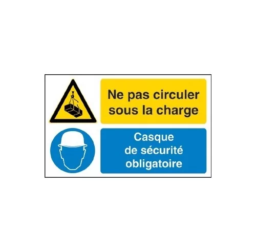 Ne pas circuler sous la charge