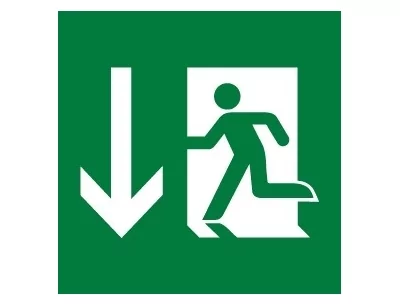 Sorite de secours en bas