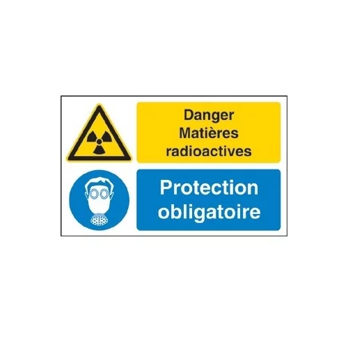 Danger matières radioactives