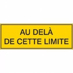 Au delà de cette limite