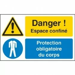 Espace confiné protection obligatoire du corps