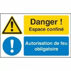 Espace confiné autorisation de feu obligatoire