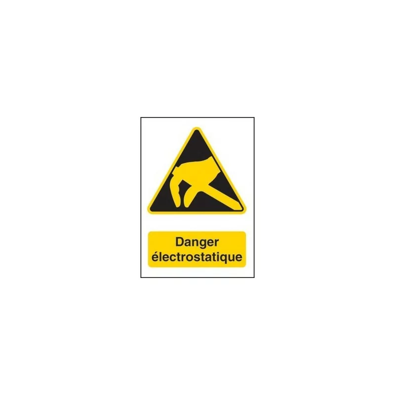 Danger électrostatique