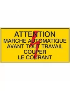 Attention marche automatique