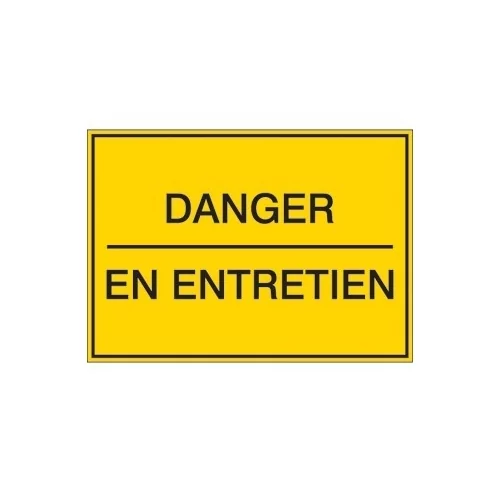 Danger en entretien