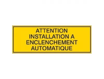 Installation à enclenchement automatique