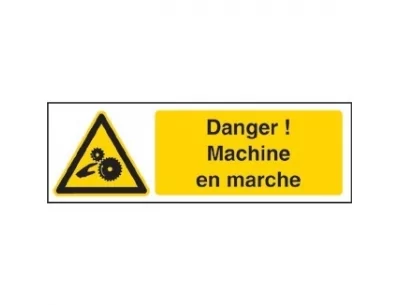 Danger machine en marche
