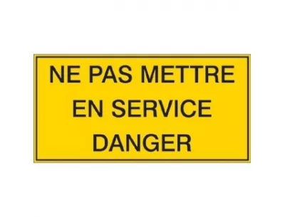 Ne pas mettre en service