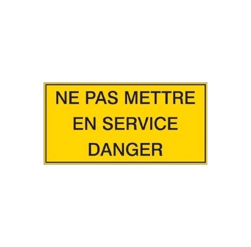 Ne pas mettre en service