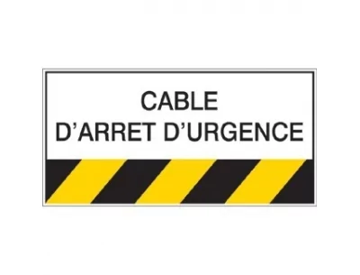 Câble d'arrêt d'urgence