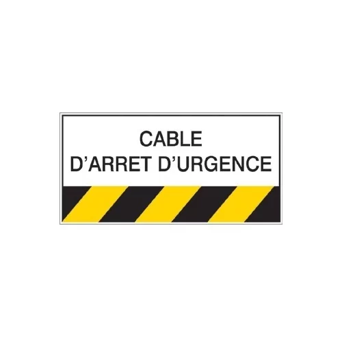 Câble d'arrêt d'urgence