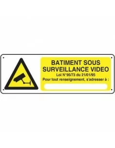 Bâtiment sous surveillance vidéo