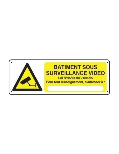 Bâtiment sous surveillance vidéo