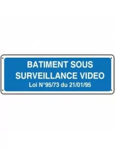 Bâtiment sous surveillance vidéo