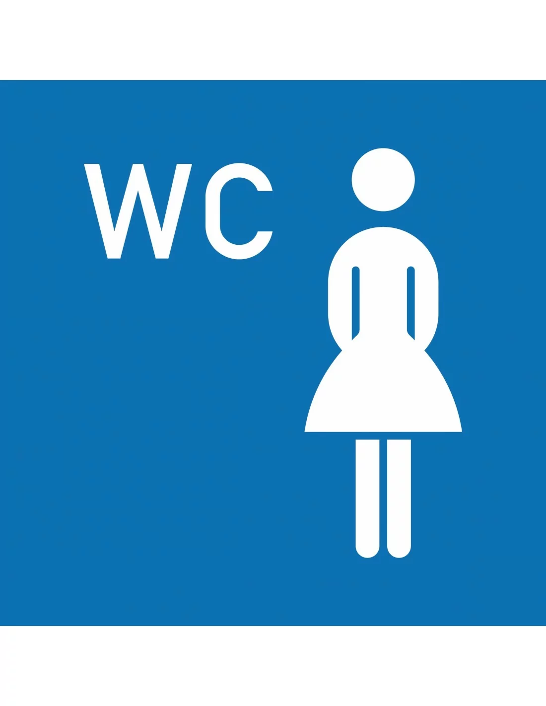 Autocollant sticker adhesif signalisation panneau interdit jetter wc toilettes 
