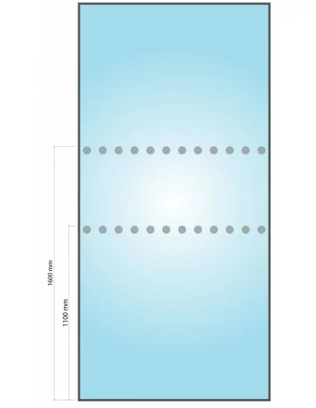 Ronds - Bande de signalisation pour vitrage ( x2 )