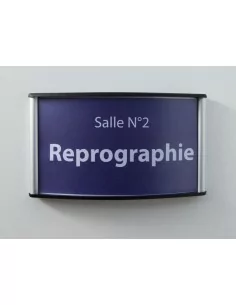 Porte-étiquette de bureau / porte-carte de visite de bureau / étiquette  nominative de bureau / plaque signalétique de bureau / plaque signalétique  de bureau / imprimé en 3D -  France