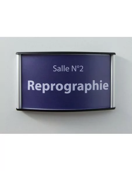 Plaque de société professionnelle en aluminium