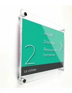 Plaque Plexiglas avec...