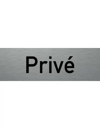 Plaque Privé