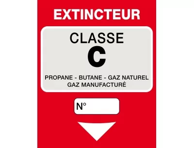 Extincteur classe C