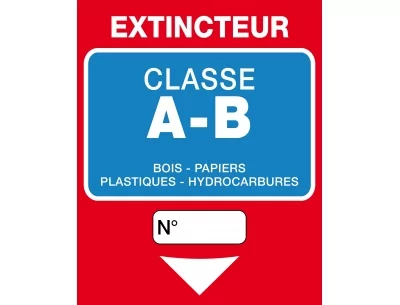 Extincteur classe AB