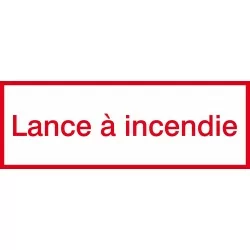 Lance à incendie