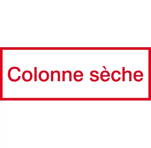 Colonne sèche