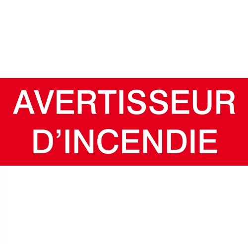 Avertisseur d'incendie