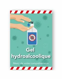 Gel Hydroalcoolique à disposition