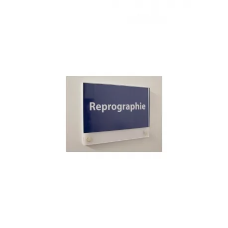 Plaque de porte Plexiglas + aimants Plaque de porte Plexiglas + aimants