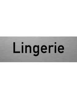 plaque lingerie