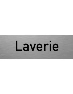 plaque laverie aluminium